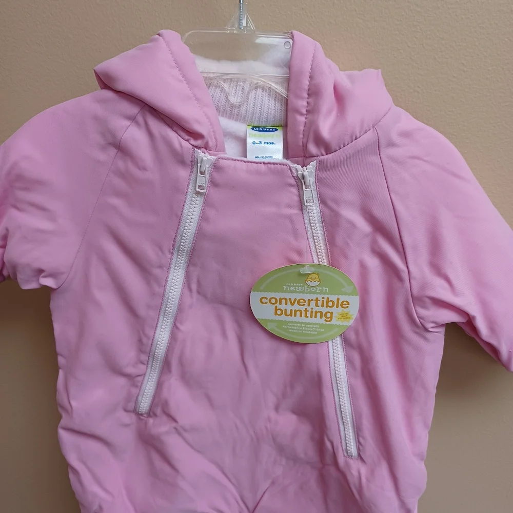 New newborn convertible baby bunting